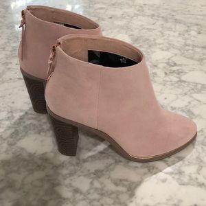 Ted Baker EU 36 Ankle Boots Pink Suede Lorca